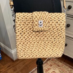 Eric Javits Tan Crossbody Bag